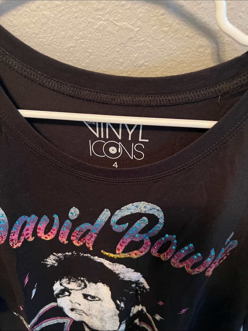 torrid Black Short Sleeve Tee with Multicolor Glitter Script